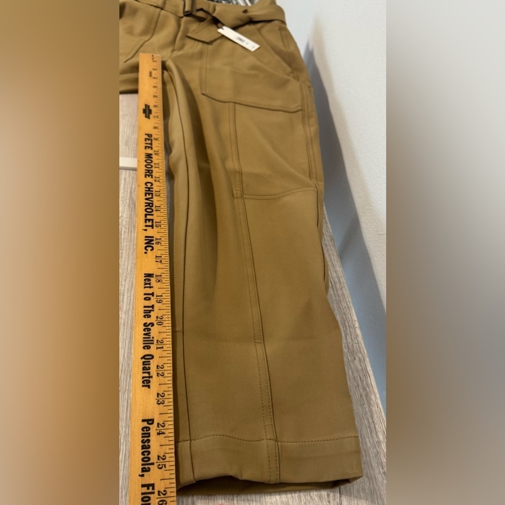Banana Republic Refined Utility Pant Whiskey Brown High Rise Slim Fit 2024 NWT 4 - Picture 6 of 12